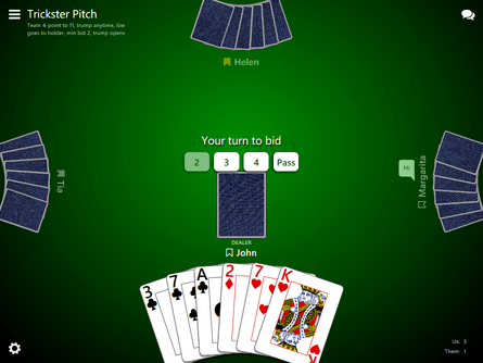Free Pitch Card Game App